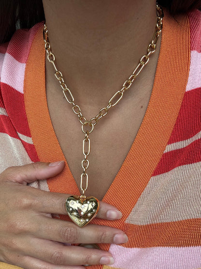 Starburst lariat Y necklace with gold finish — AVINZIA handmade jewelry