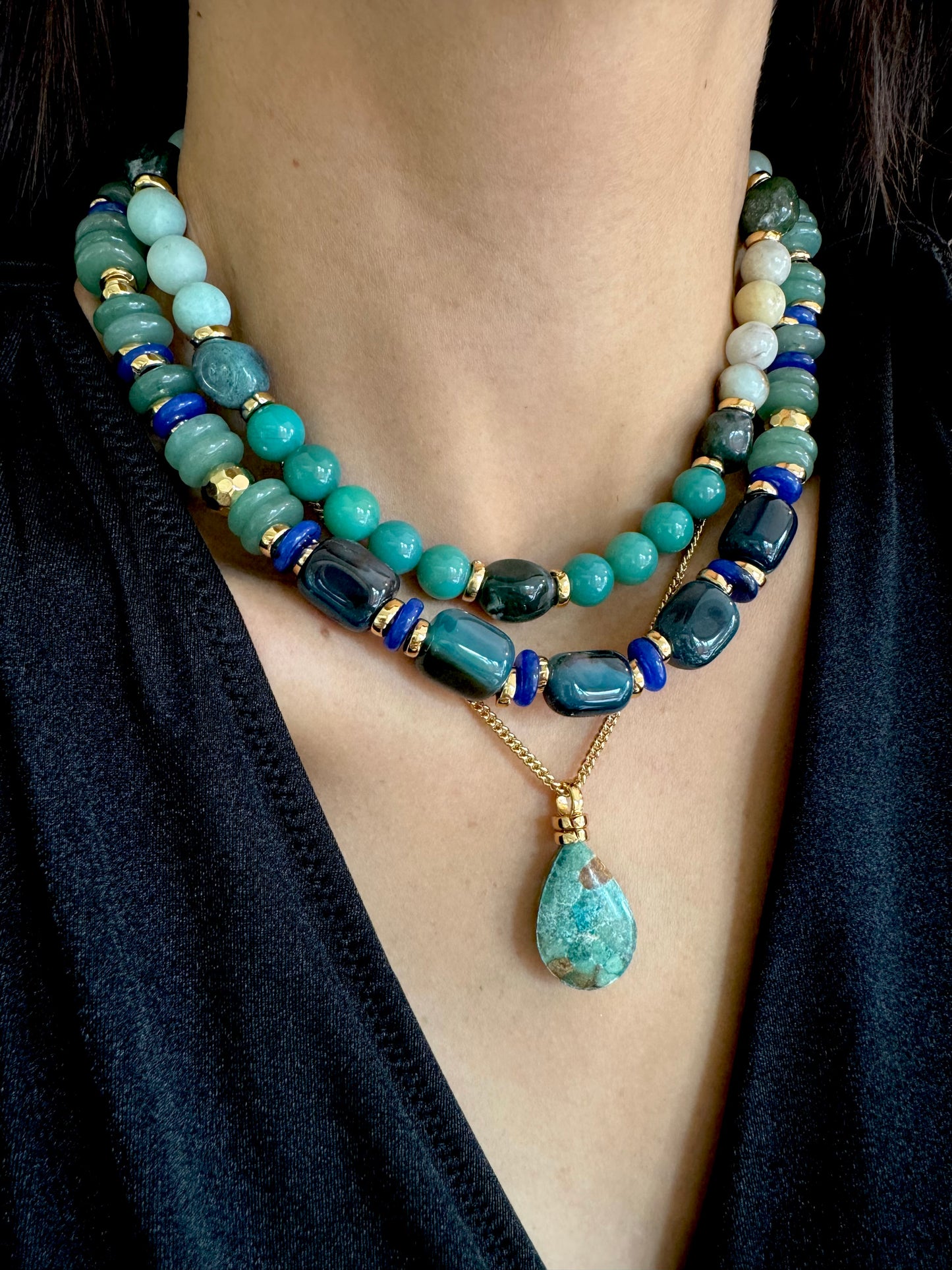 Las Olas & Mar Lago Necklace Set