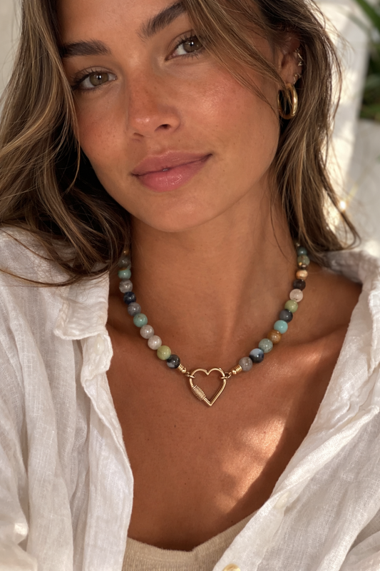 10mm Amazonite Necklace