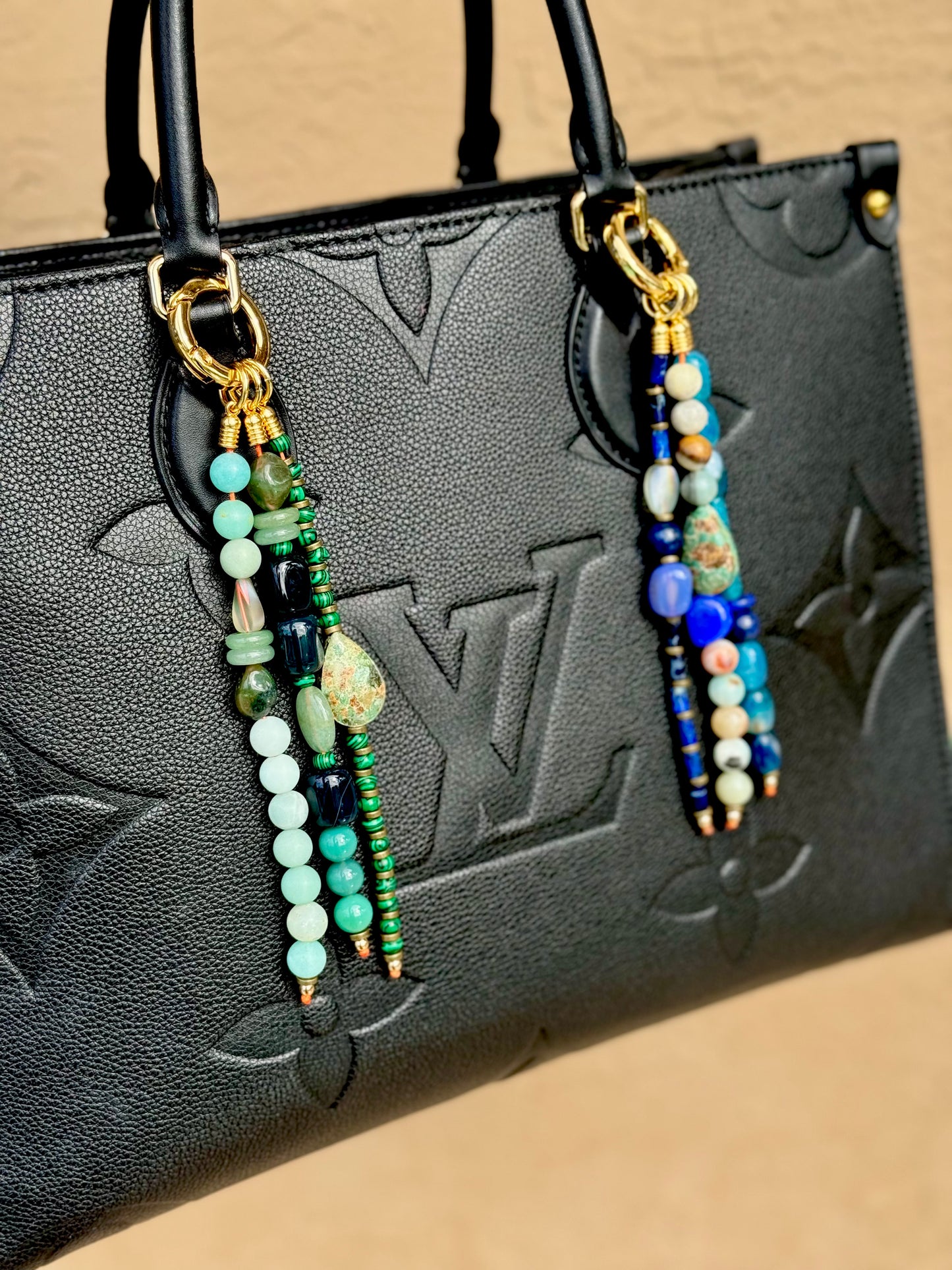 Gemstone Bag Charm