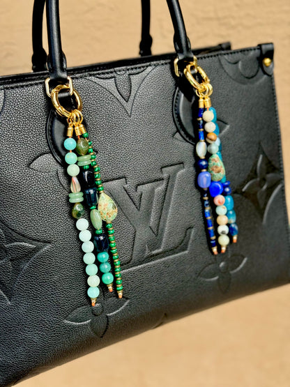 Handmade gemstone bag charm, Florida – AVINZIA