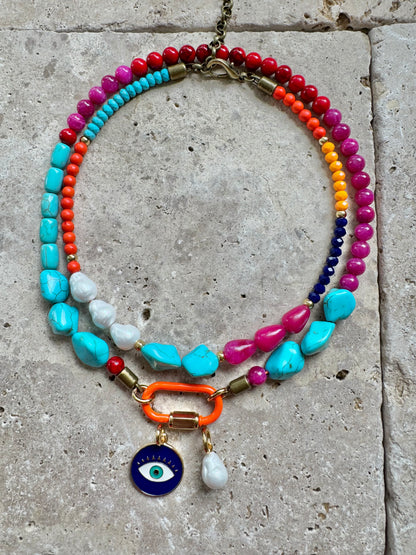 Boho beaded necklace — gift-ready handmade jewelry by AVINZIA