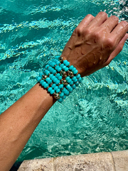 Blue Jade Bracelet