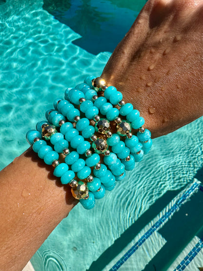 Blue Jade Bracelet