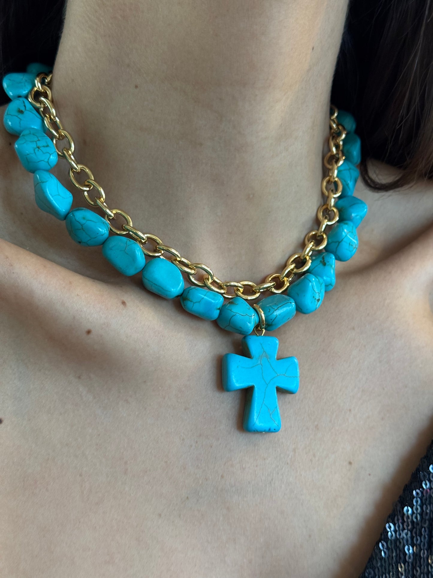 Turquoise Necklace Set
