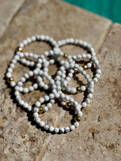 White Howlite Bracelet