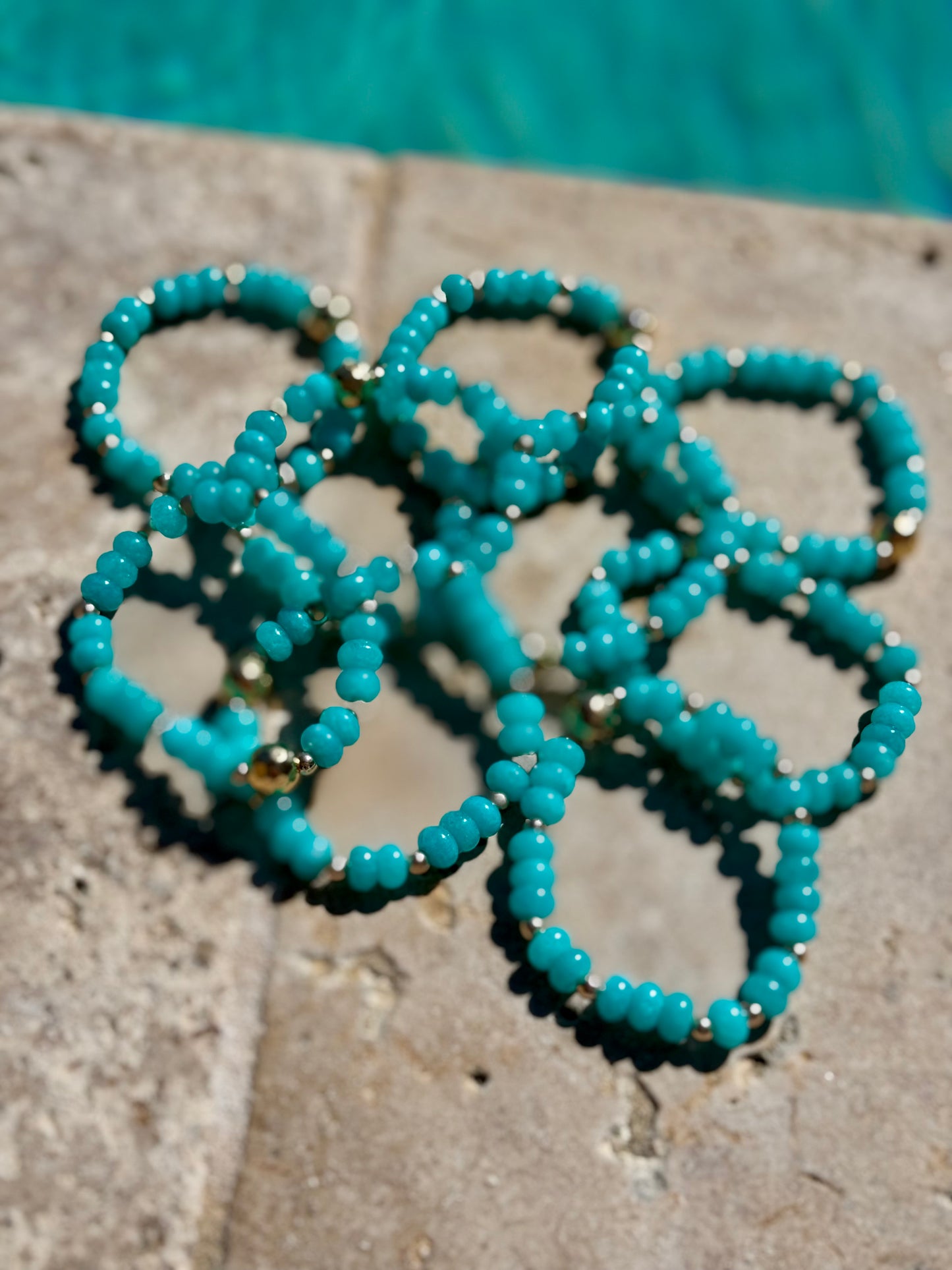 Blue Jade Bracelet