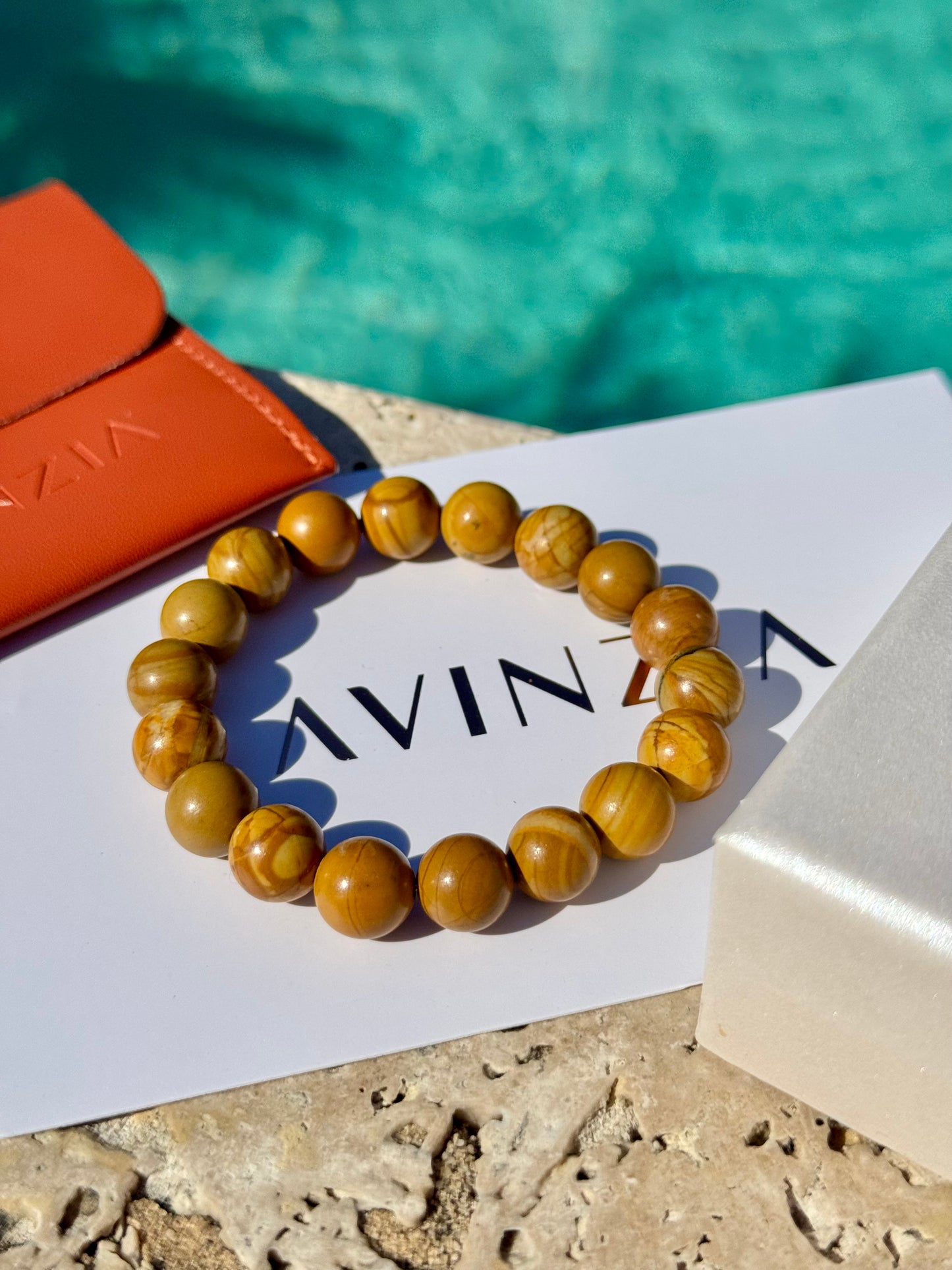 Tigerskin Beaded Bracelet