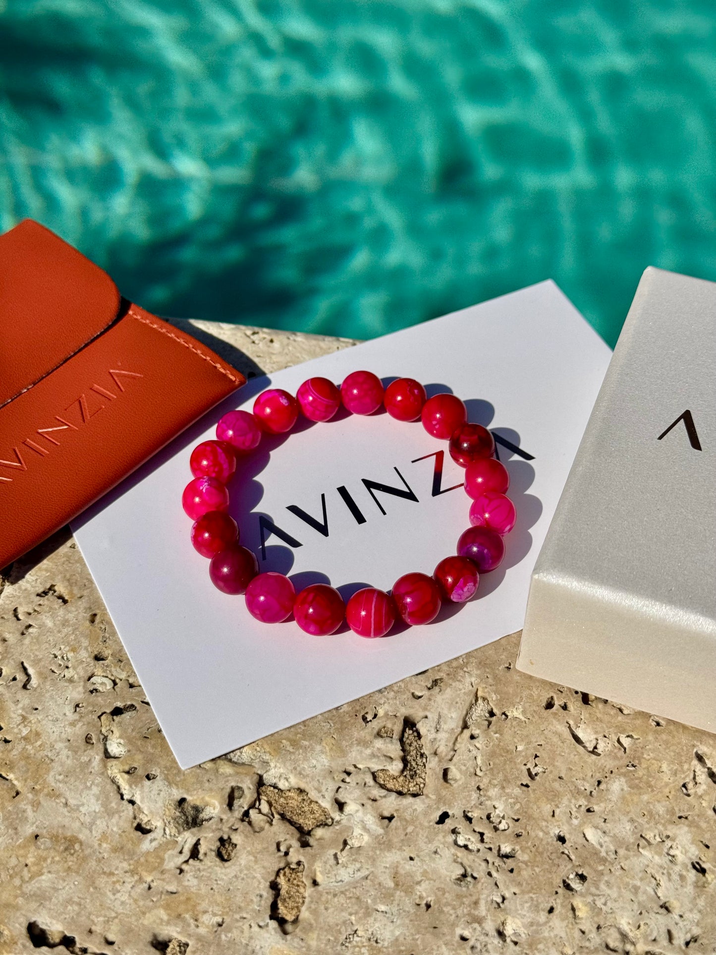 Magenta Jade Bracelet