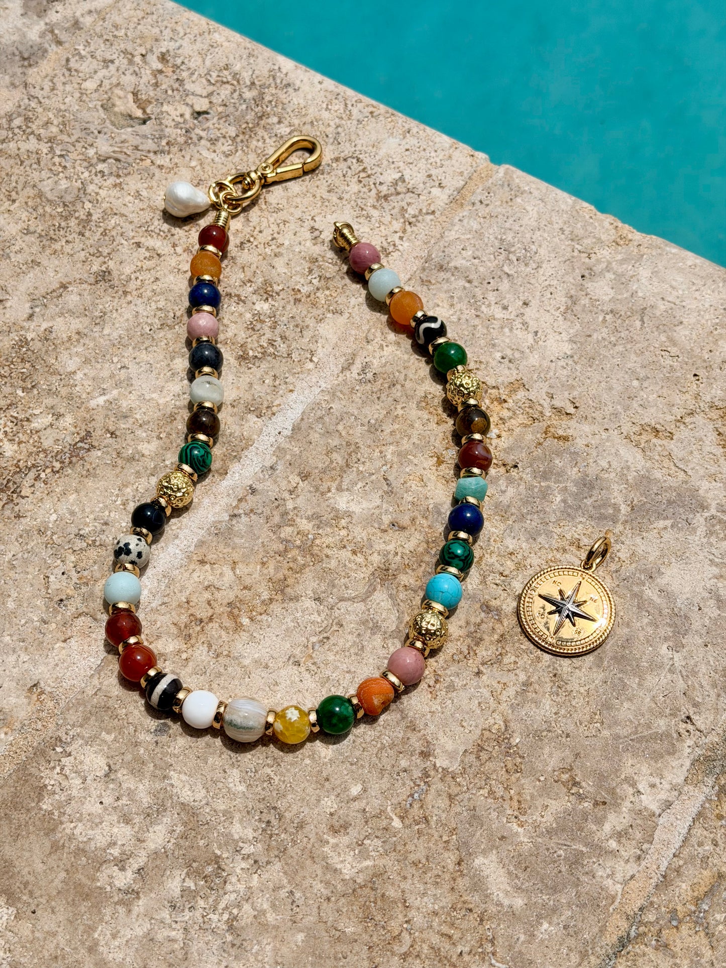 18” Mixed Gemstone Necklace