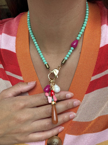 Initial cluster charm necklace by AVINZIA