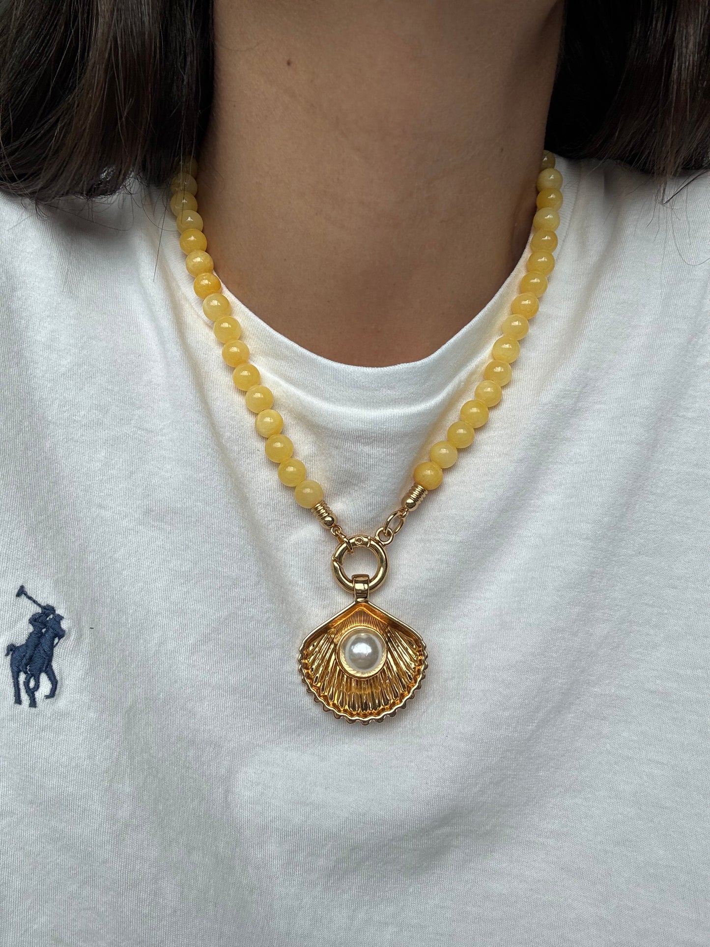 Pop of Color Gemstone Necklace