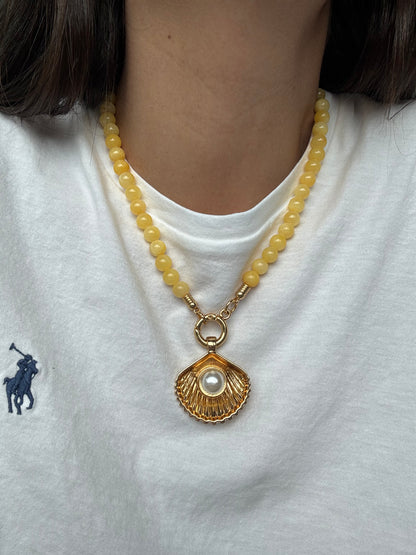 Pop of Color Gemstone Necklace