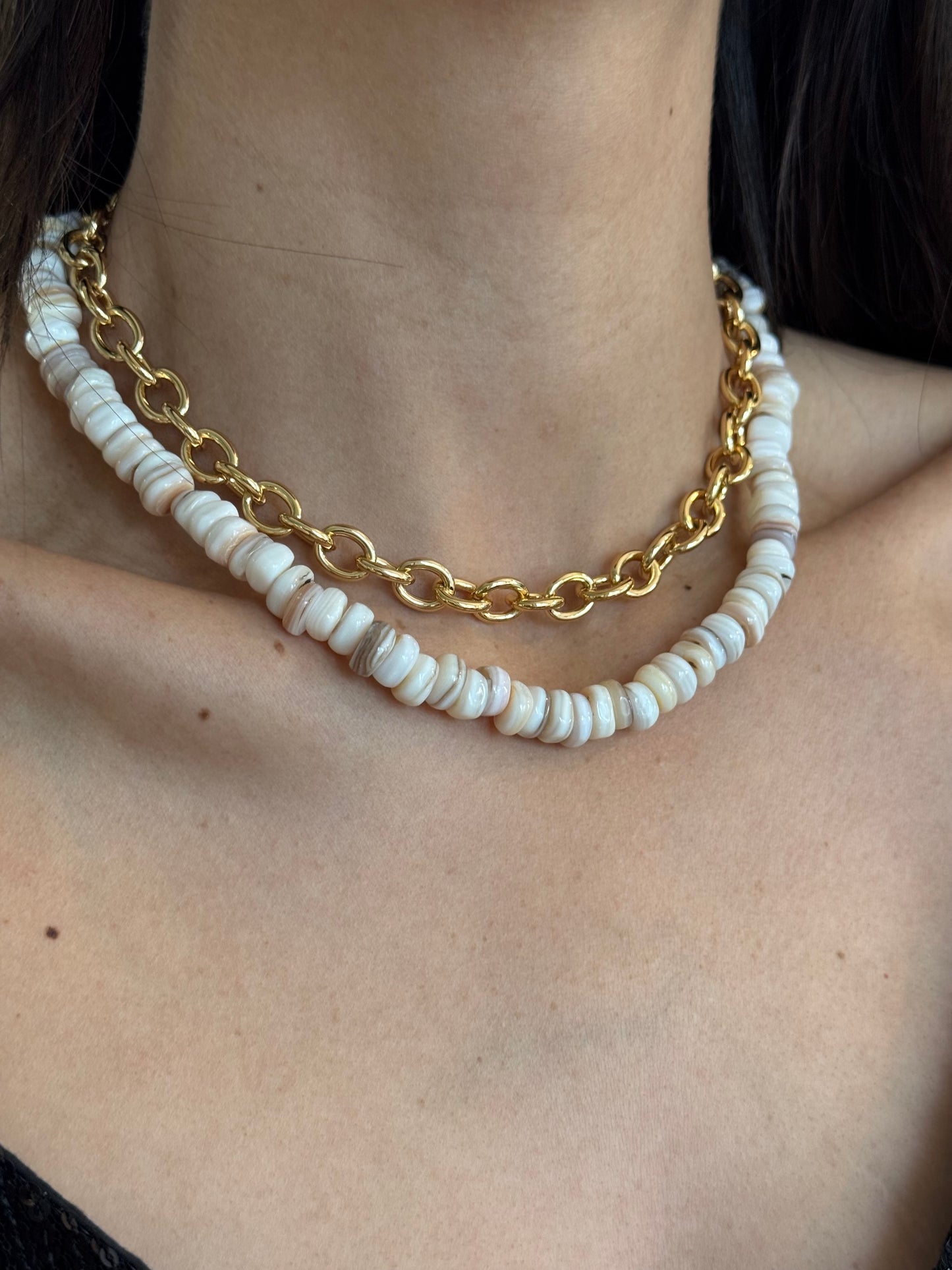 Mother of Pearl Shell Necklace