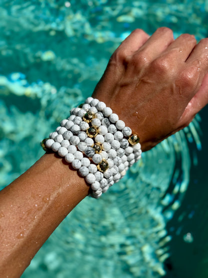 White Howlite Bracelet