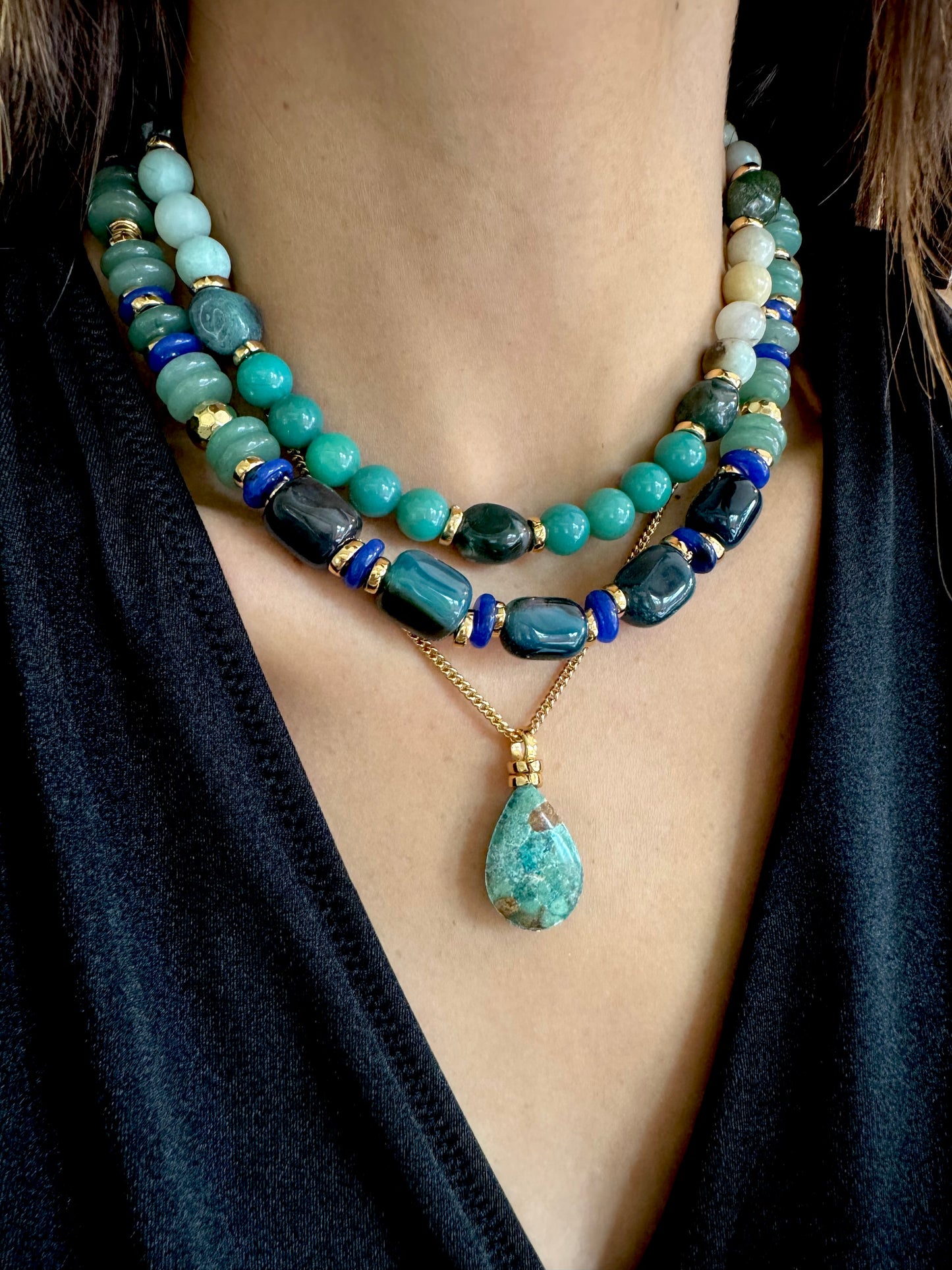 Las Olas & Mar Lago Necklace Set