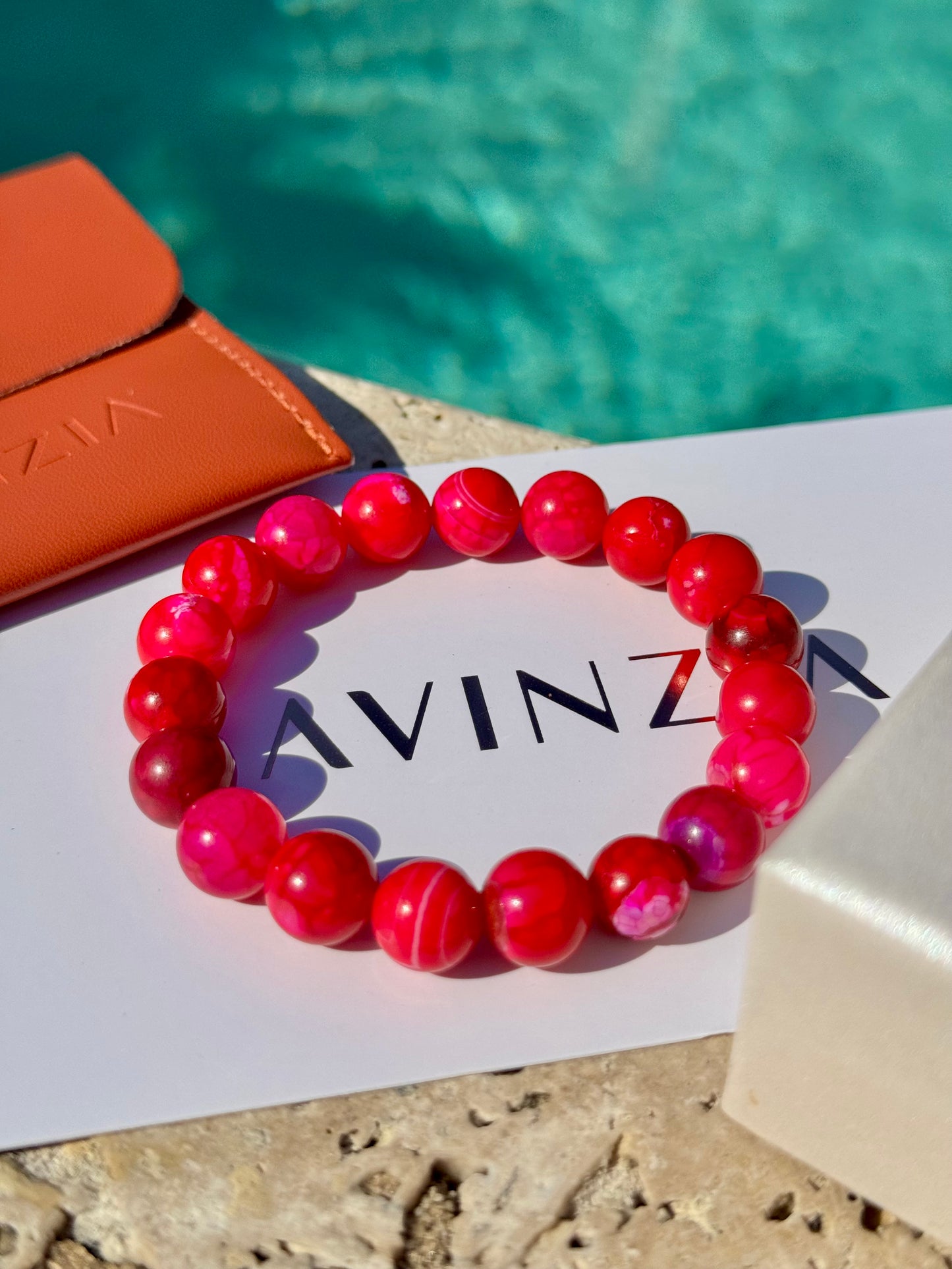 Magenta Jade Bracelet