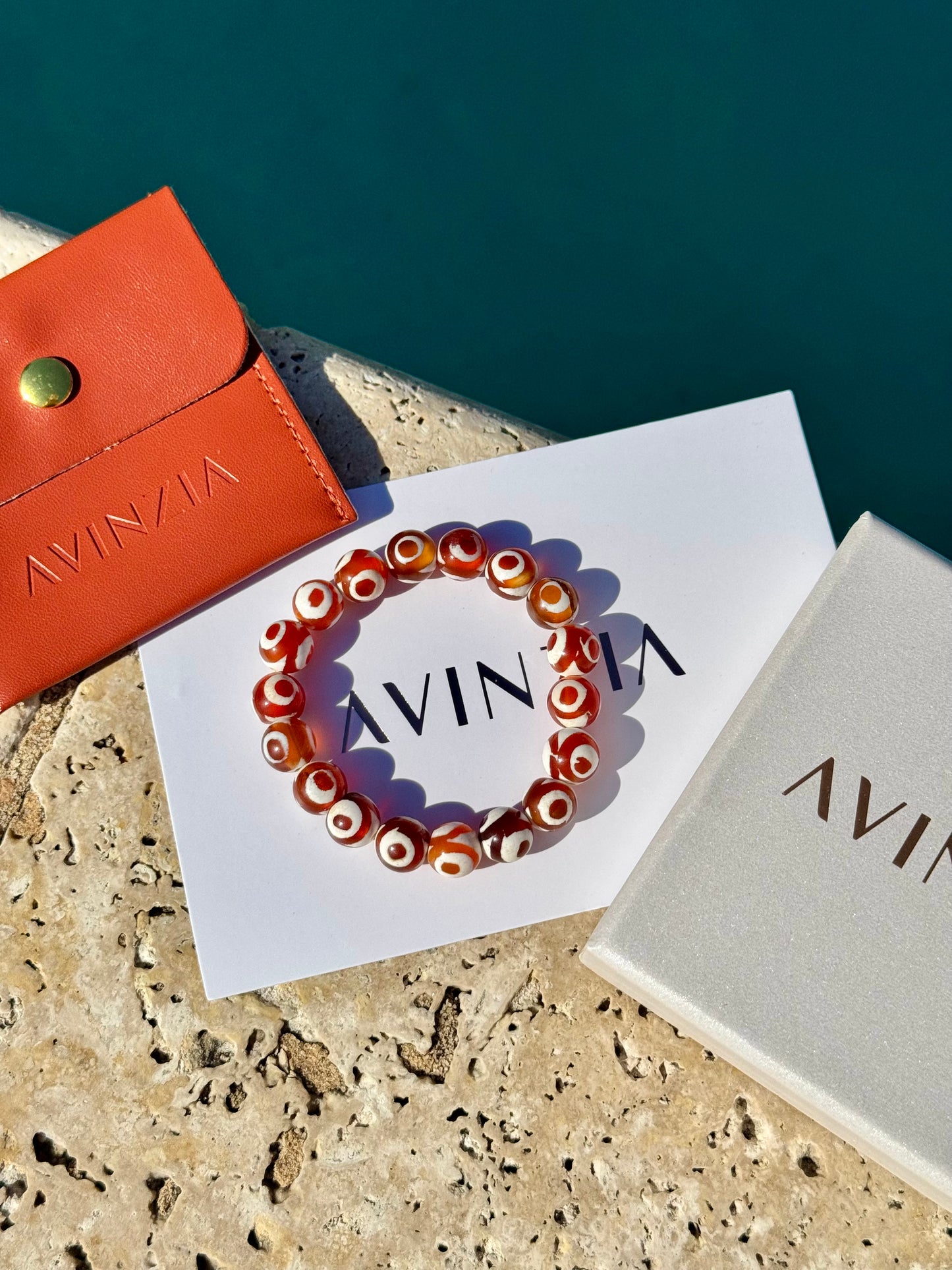 Brown Tibetan Eye Agate Bracelet