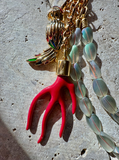 AVINZIA parrot bag charm