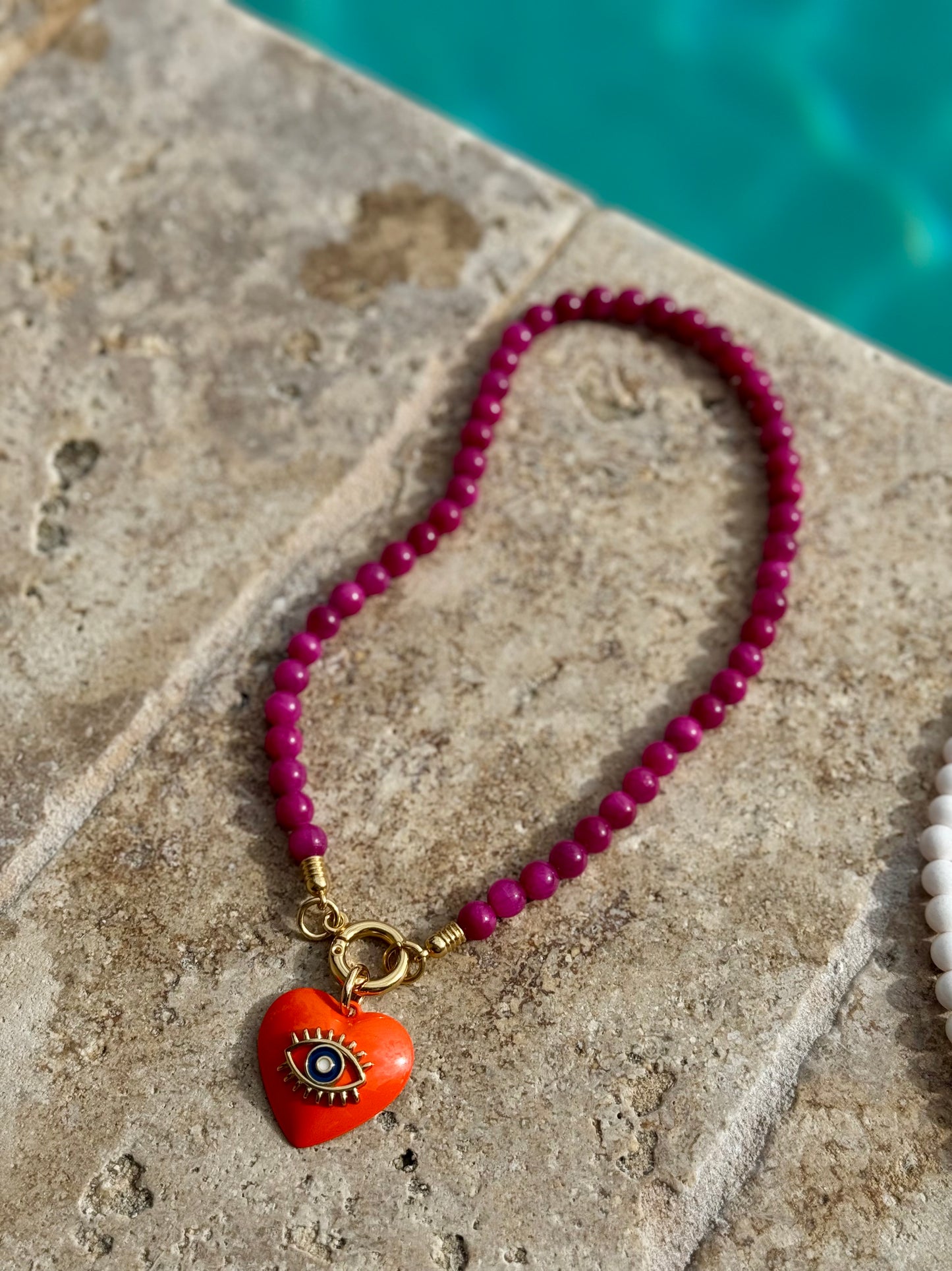 Pop of Color Gemstone Necklace