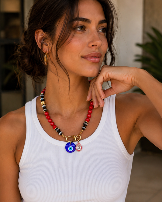 Coral Snake Necklace