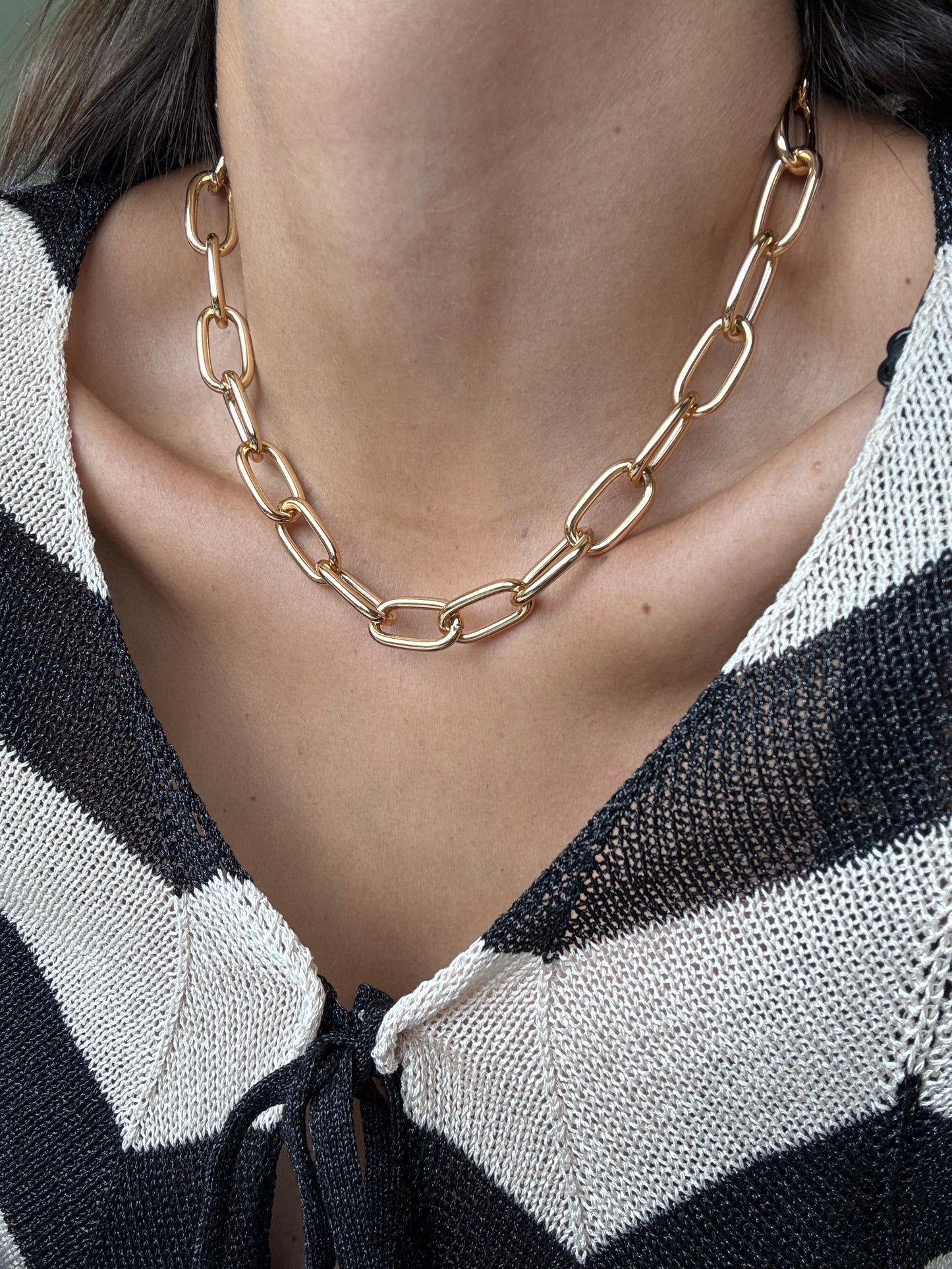 Link Chain Bracelet & Necklace Set