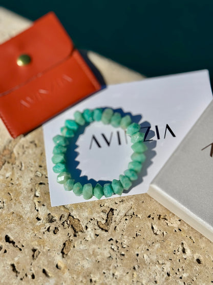 Handmade nugget amazonite bead bracelet – AVINZIA