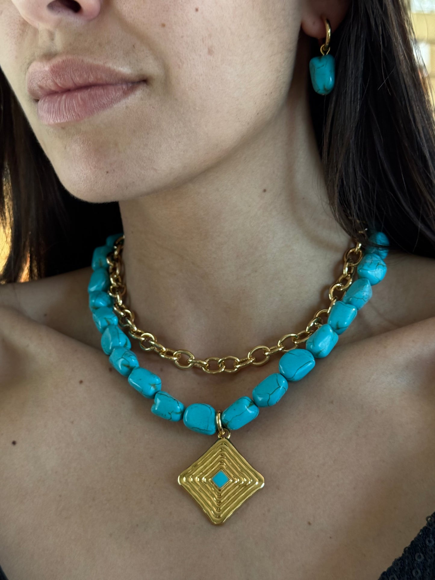 Turquoise Necklace Set