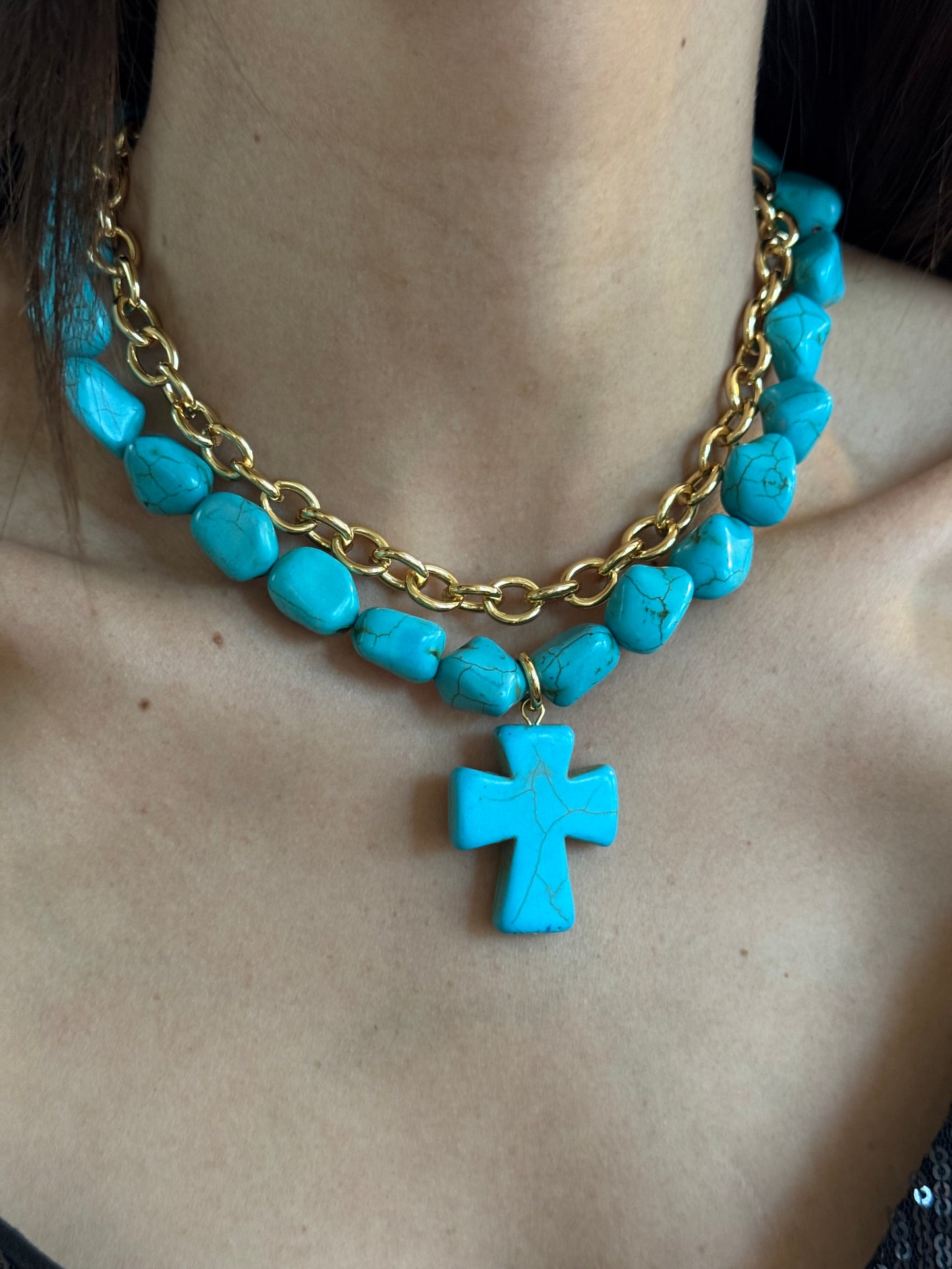 Turquoise Necklace Set