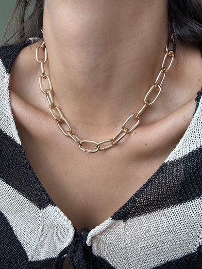 Link Chain Bracelet & Necklace Set