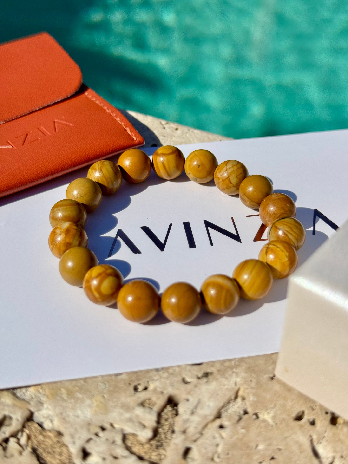 Tigerskin Beaded Bracelet