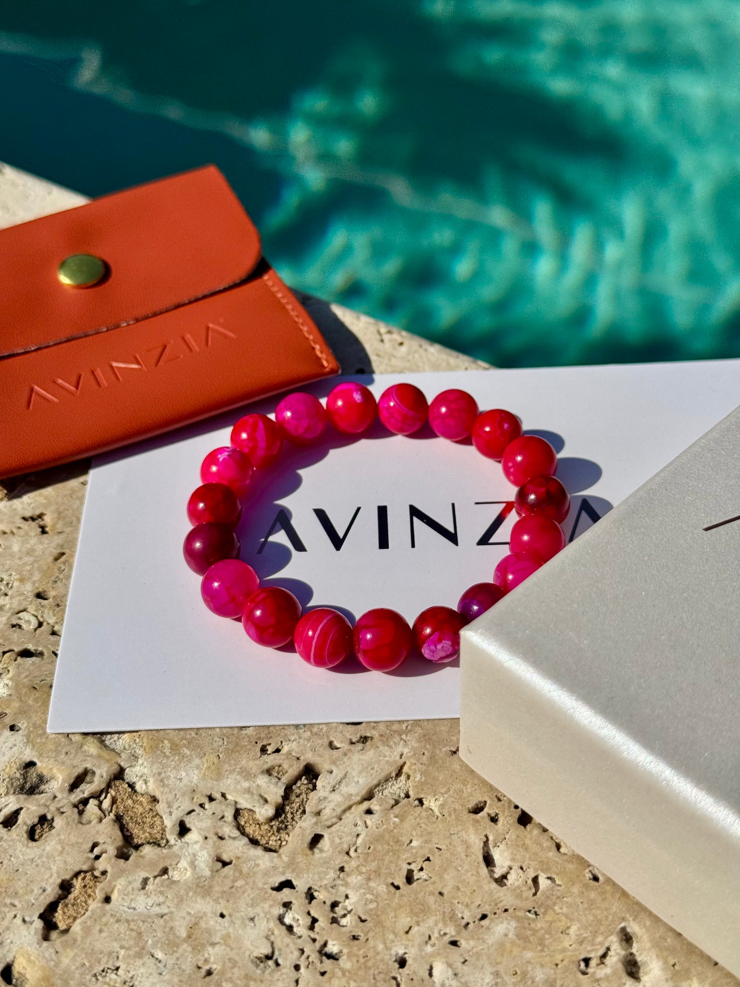Magenta Jade Bracelet