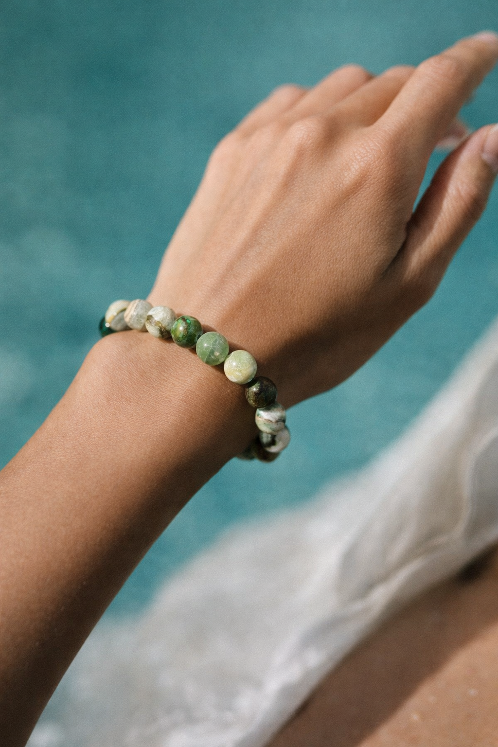 Natural Green Line Jasper