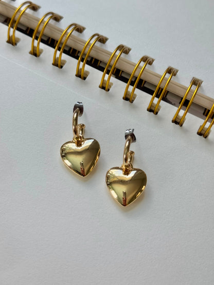 Obsidian Love Heart Necklace Set