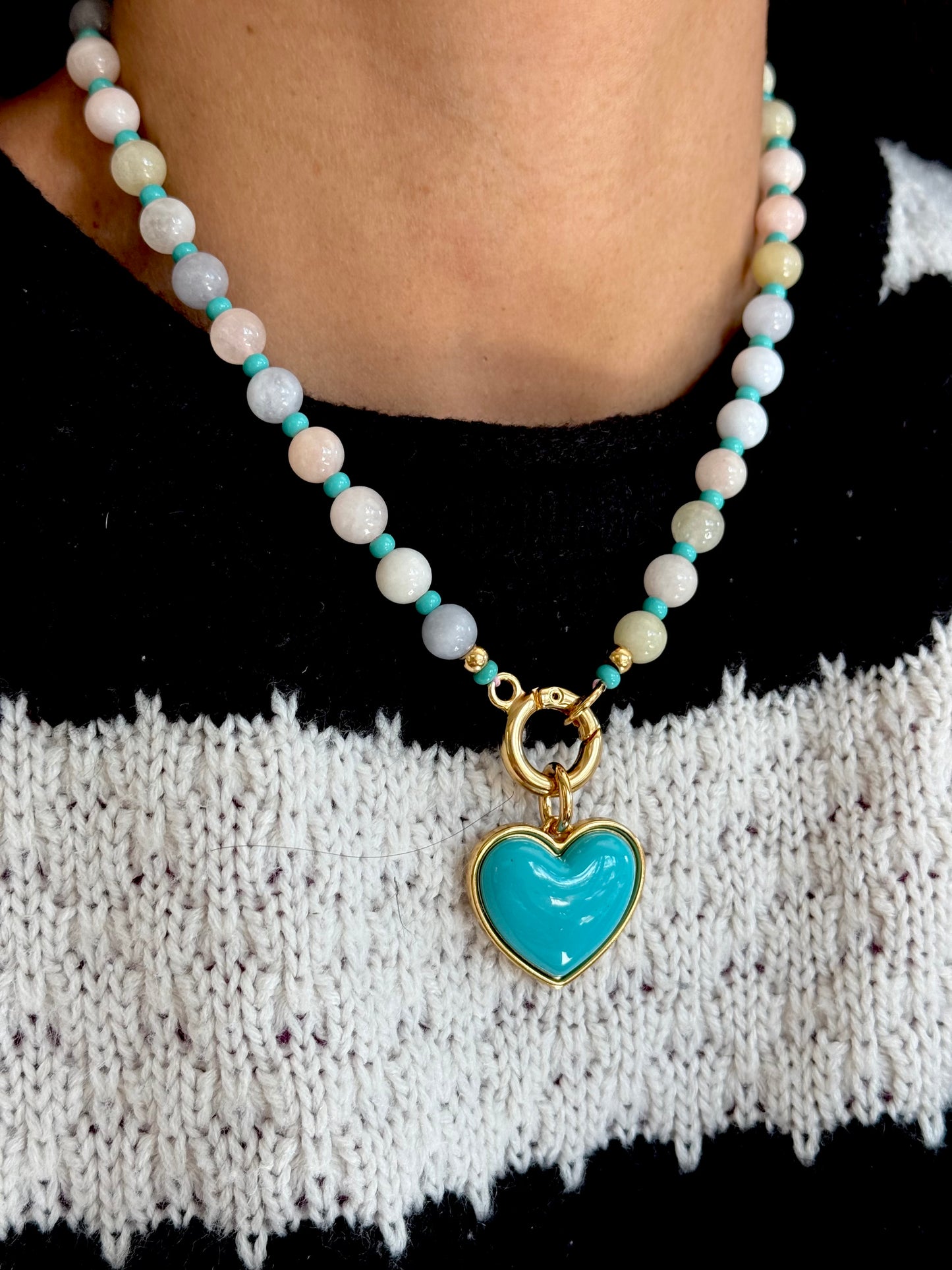 Turquoise Heart Necklace