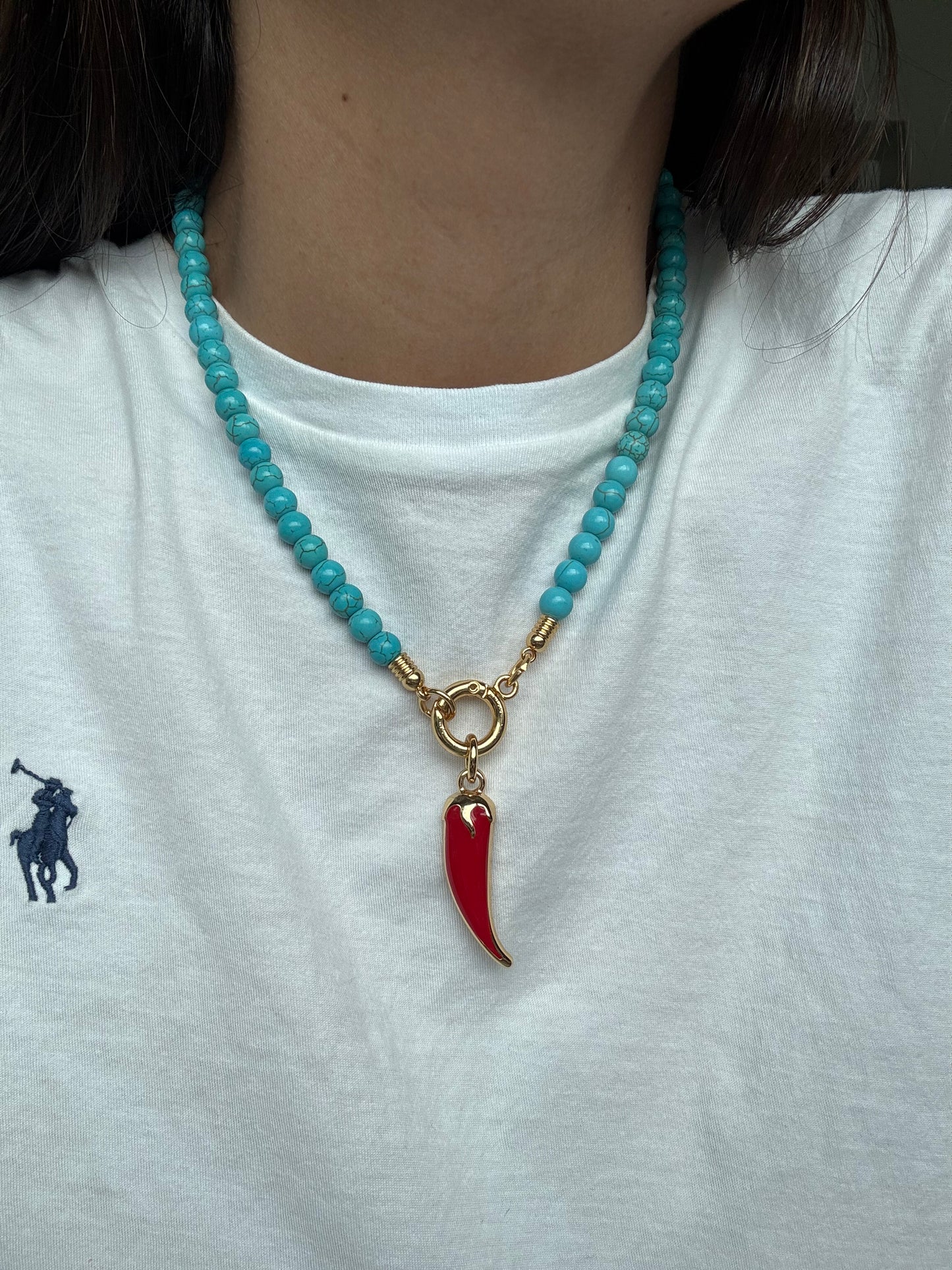 Pop of Color Gemstone Necklace