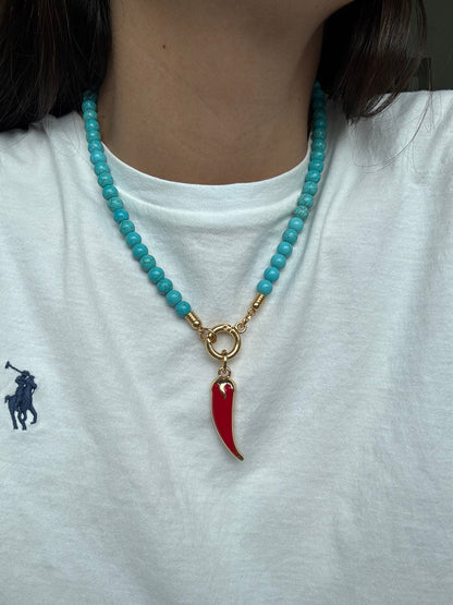 Pop of Color Gemstone Necklace