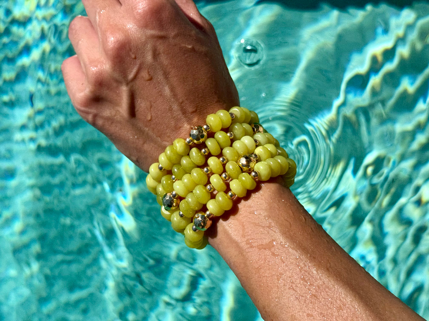 Lemon Jade Bracelet