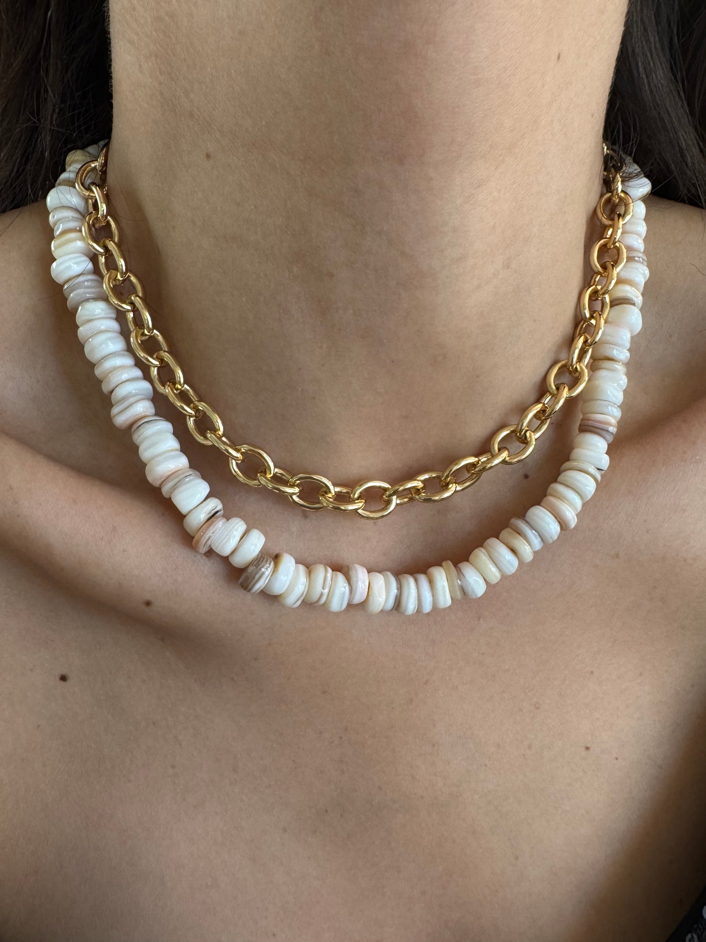 Mother of Pearl Shell Necklace