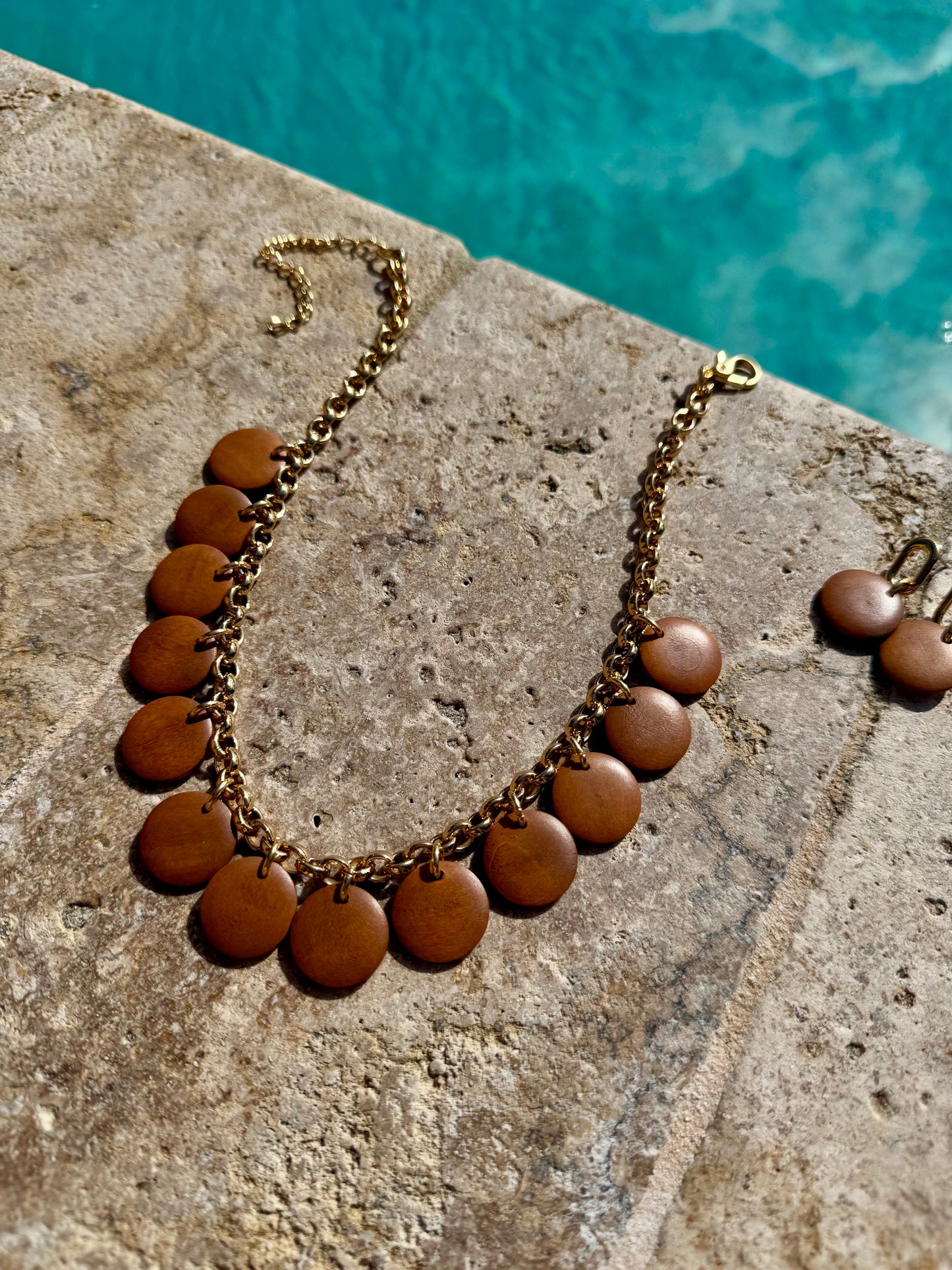 Wooden Necklace Set