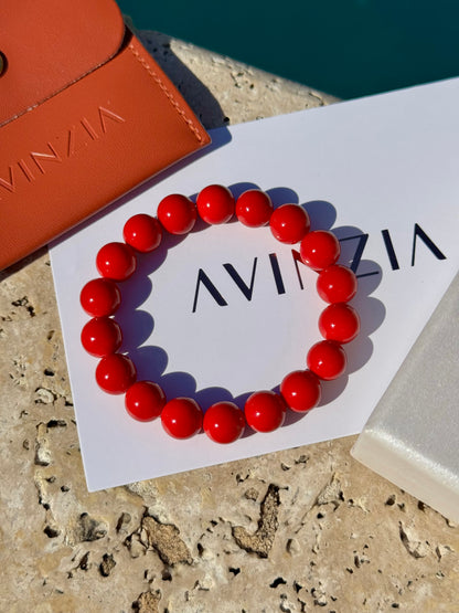 Red jade bracelet, versatile everyday style – AVINZIA Florida
