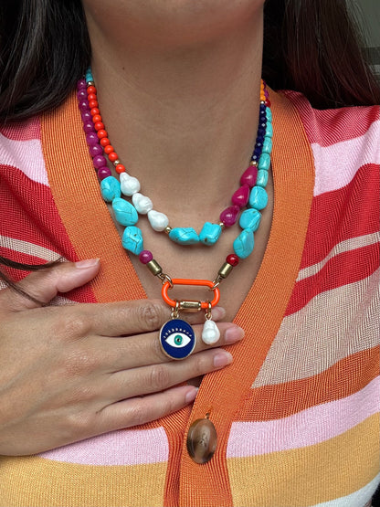 Boho beaded necklace by AVINZIA