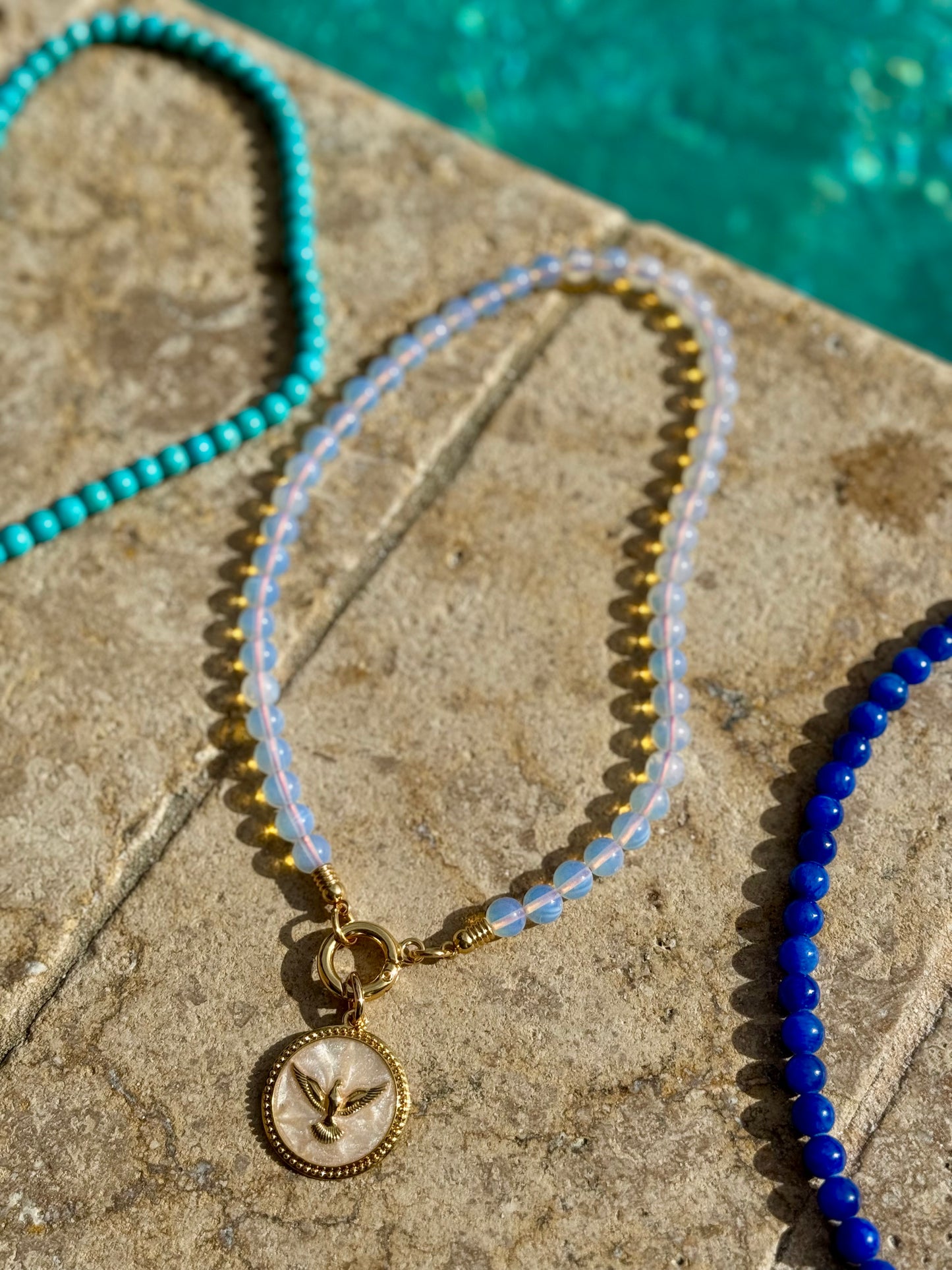 Pop of Color Gemstone Necklace