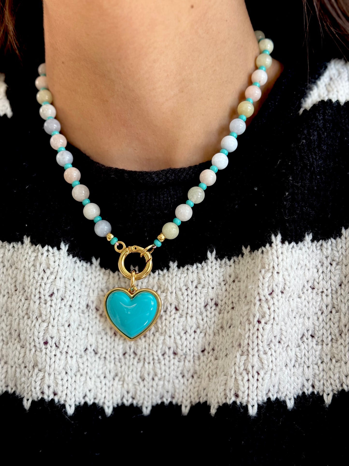 Turquoise Heart Necklace