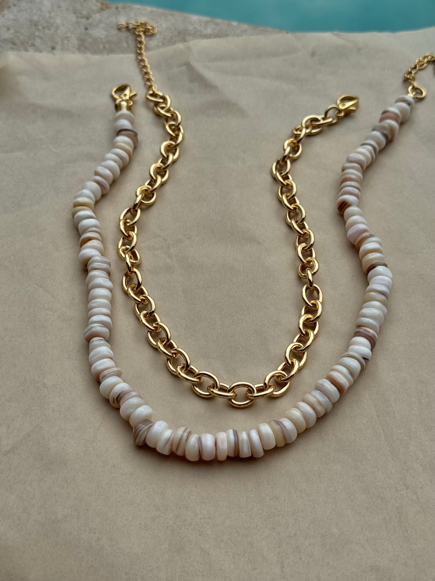 Mother of Pearl Shell Necklace