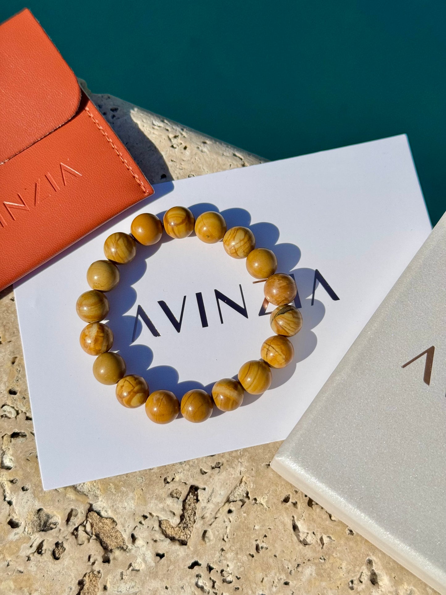Tigerskin Beaded Bracelet