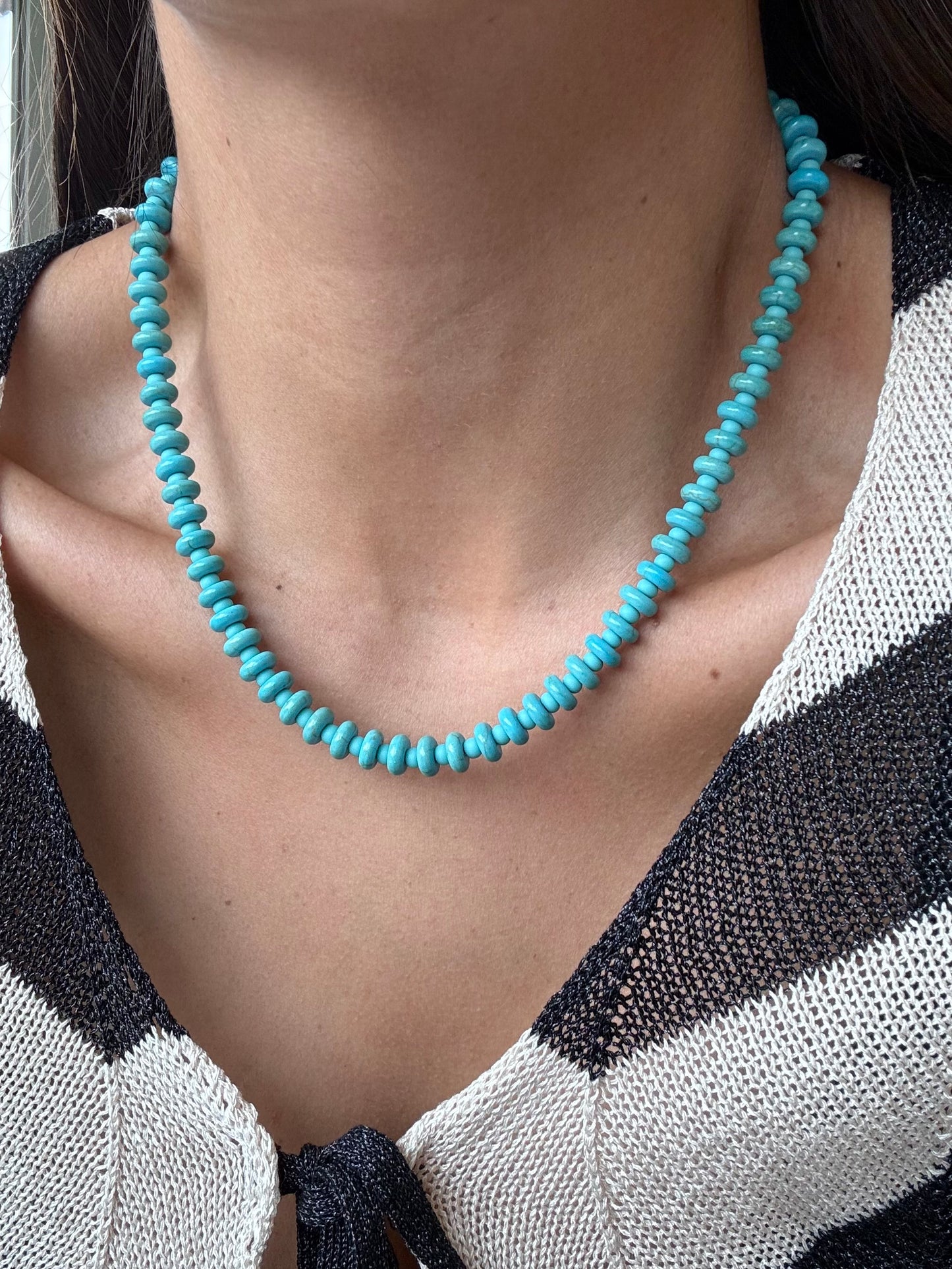 18" Heart Eye Charm Necklace