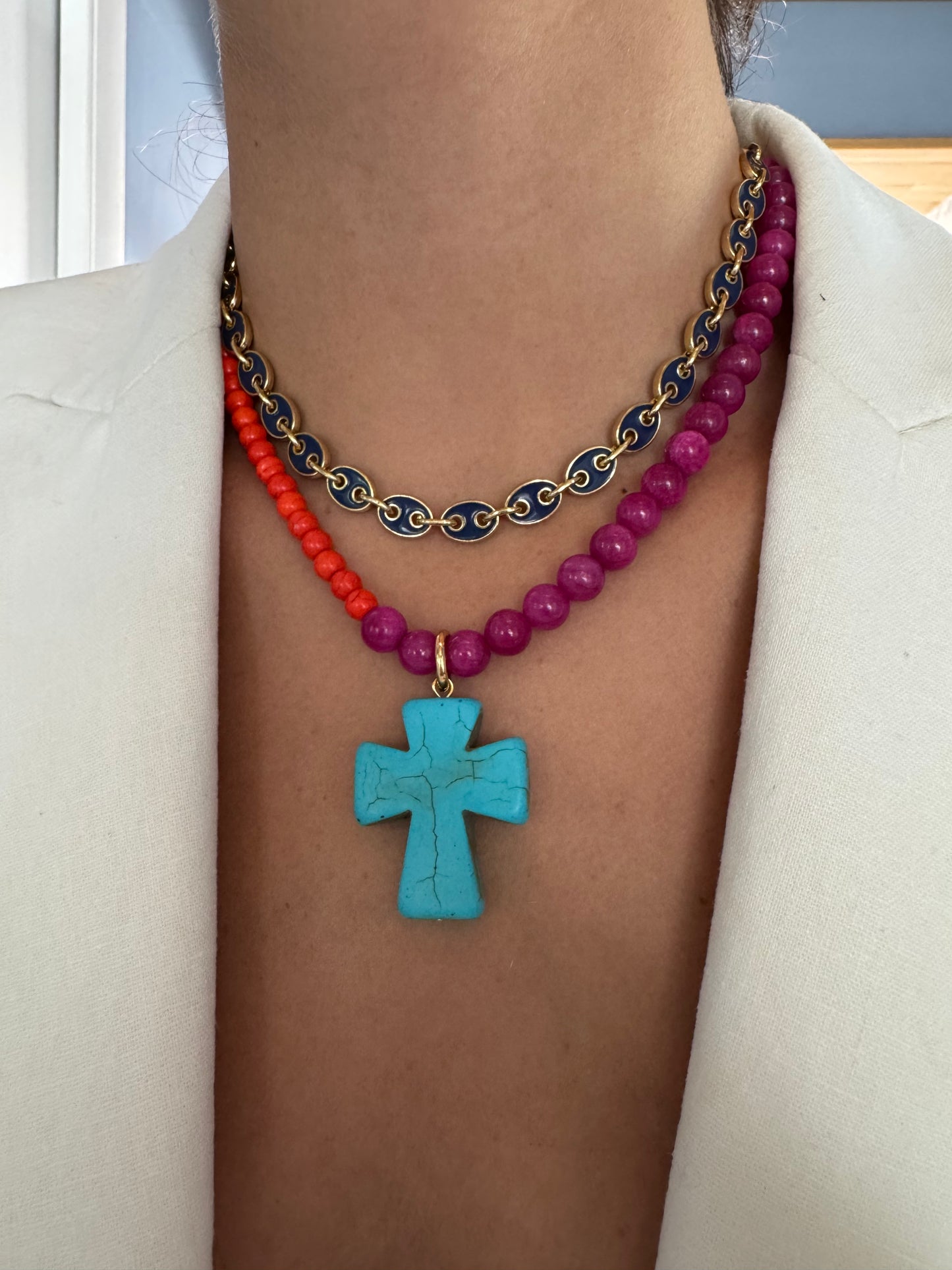 Petra Cross Necklace