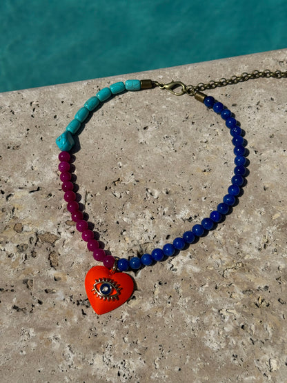 Aphrodite gold charm necklace by AVINZIA