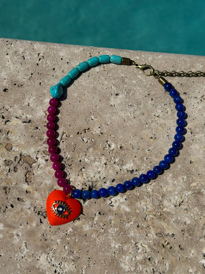 Aphrodite gold charm necklace — AVINZIA handmade jewelry